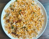 A picture of step 6 of Bombay mix.