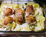 Foto del paso 3 de la receta: Pollo al horno con papas