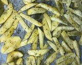 Une image de l'étape 3 de Frites au four.