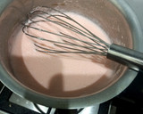 A picture of step 2 of Diet kheer with cocoa cake.