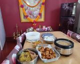 A picture of step 5 of Urad dal modak ganesh puja(south indian style)savoury.