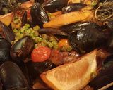 A picture of step 11 of Grilled Paella.