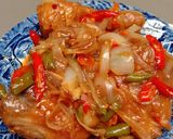 Foto langkah ke 4 dari resep Ayam Tepung Saus Szechuan.