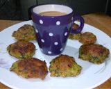 A picture of step 5 of Dhania Patar Bara / Coriander Fritters.