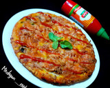 عکس مرحله 3 از دستور پیتزا مخلوط 👌🏻😋😍