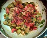 A picture of step 3 of Methi Brinjal Fry.