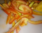 A picture of step 2 of Chips pakoray.