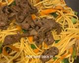 Easy stir fried honey and soysauce beef with egg noodles recipe step 5 photo