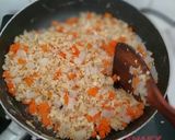 Hình bước làm 8 của món Cơm chiên chả trứng
