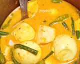 Foto langkah ke 6 dari resep 10. Gulai telur tahu kacang panjang.