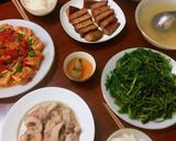 Hình bước làm 9 của món Đậu nhồi thịt sốt cà chua