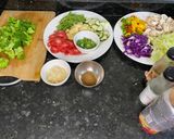 A picture of step 1 of Sautéed Vegetables.