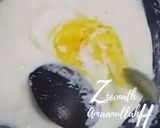 A picture of step 1 of Bombay Ice Halwa or Mahim Halwa.