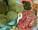 A picture of step 1 of Bò lá lốt with Fermented Fish Sauce Dip.