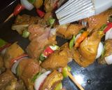A picture of step 3 of Chicken kebab.