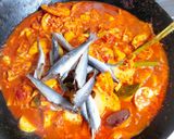 Foto langkah ke 2 dari resep Gulai Umbut Kelapa.