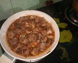 Hình bước làm 3 của món Sườn kho rim mặn ngọt