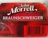A picture of step 1 of Braunschweiger on Buttered Pumpernickel Rye.
