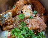 A picture of step 2 of No Stir Fish Stew (salmon).