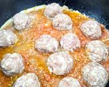 Une image de l'étape 2 de Flageolets aux boules de viande hachée.