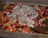 Foto del paso 3 de la receta: Calzone de verduras con pollo en masa madre