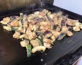 Une image de l'étape 7 de Aubergines et courgette en marinade épicée fruitée (recette à la plancha).