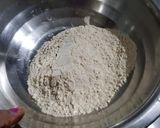 A picture of step 1 of Sabudana khichdi cones.