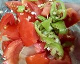A picture of step 4 of Methi papad sabzi (Fenugreek).