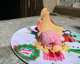 Foto del paso 29 de la receta: Bienvenidos a la Navidad🎄. Helado con macarrones y salsa de frutos rojos