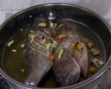 Gambar langkah 1 resipi Ikan Kerapu kukus.