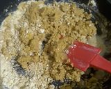 A picture of step 1 of Besan Ladoo.