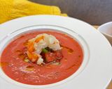 Foto del passaggio 7 della ricetta Gazpacho di Pomodoro con Gamberi
