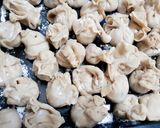 Hình bước làm 1 của món Mì hoành thánh