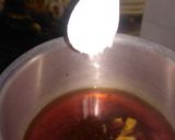 A picture of step 5 of Karak Chai/ Cutting Tea.
