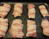 Aszalt szilvával töltött baconos csirkemell recept fázis 4 fotója