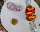 A picture of step 9 of Paneer Tikka.