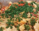 Foto del paso 8 de la receta: Salteado de mollejas, pollo y verduras