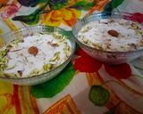 A picture of step 7 of Kheer (rice pudding).