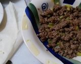 Une image de l'étape 1 de Bourek à la viande hachée au fromage.