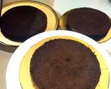 A picture of step 2 of Oreo truffles chocolate cake.
