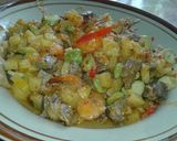 Foto langkah ke 6 dari resep Sambal goreng pete kentang udang ati ampela.