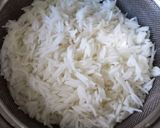 A picture of step 1 of Coconut Rice.