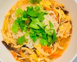 A picture of step 5 of Hot and Sour Rice Noodle Soup (Vegetarian, with Egg).