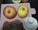 Foto langkah ke 1 dari resep Apel Brownies Tanpa Tepung.