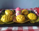 Foto langkah ke 5 dari resep Bakpao labu kuning isi ayam no msg.
