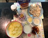 صورة لخطوة 4 من وصفة جراتان البطاطس بالدجاج 🥔