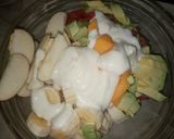 A picture of step 1 of Fruit salad.