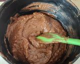 A picture of step 3 of Oats-Choco Lava Muffins.