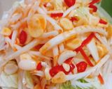 Hình bước làm 3 của món Cải thảo trộn tỏi ớt