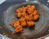 A picture of step 3 of Aloo palakh.